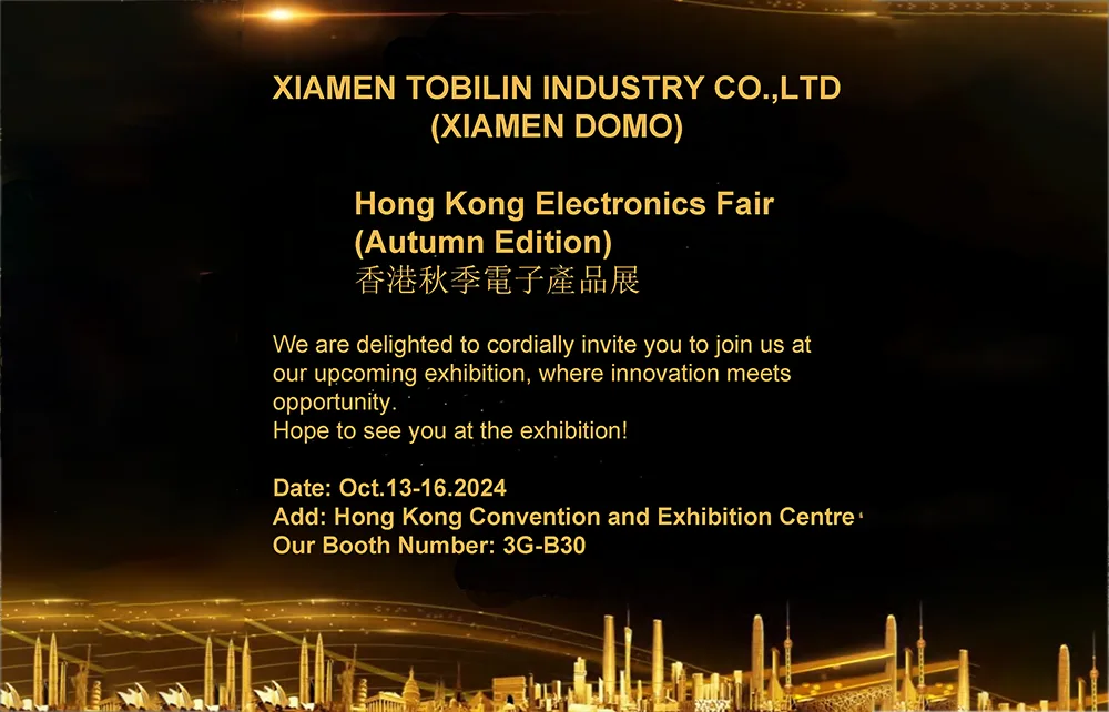 Invitación de exposición de la Feria de Electrónica Hong Kong para secador de zapatos innovador